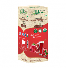 Organic Alohya Natural Organic Pomegranate Juice   Box  1000 millilitre